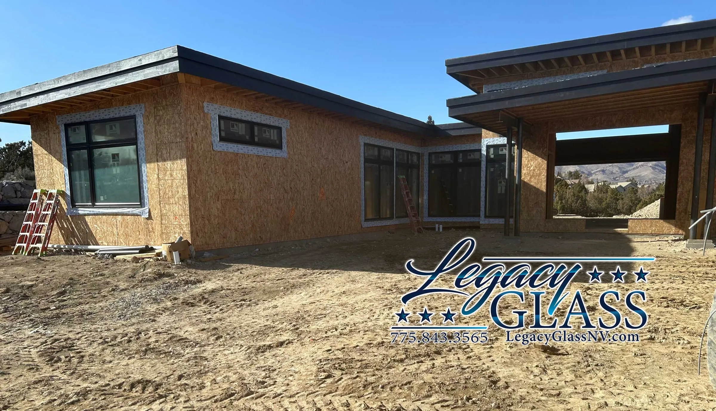 Windows installed on a new construction home in Reno